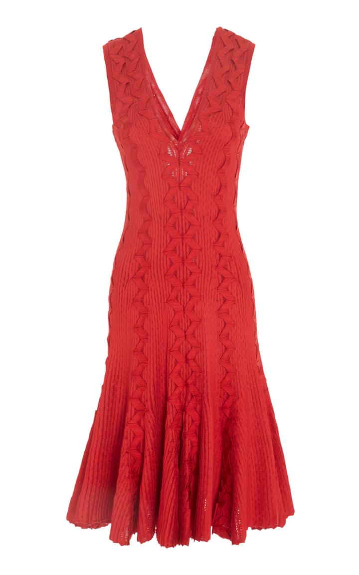 Pepa Pombo Modesto Fit And Flare Knit Dress