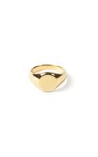 Moda Operandi Flash Jewellery Gold Classic Signet Ring