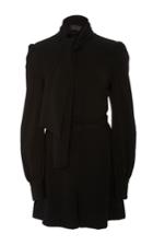 Co Tie Neck Mini Dress