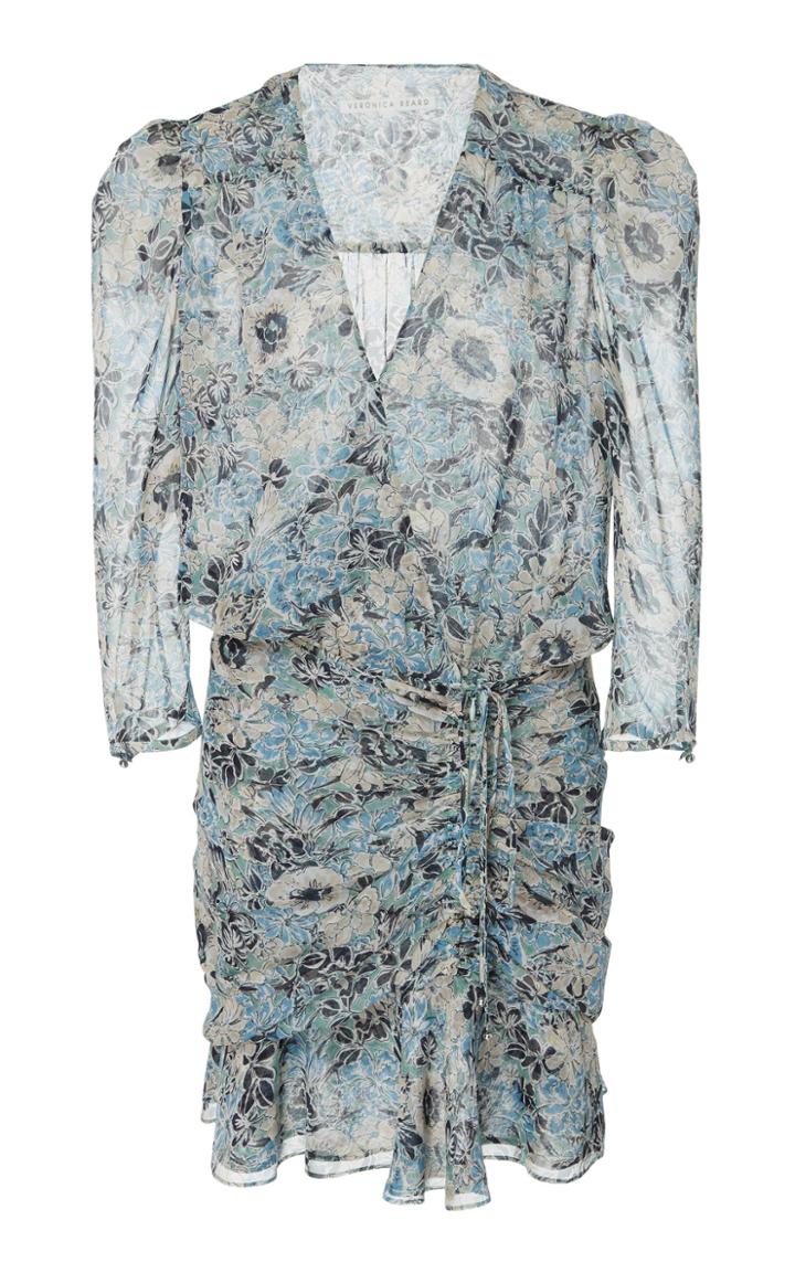 Veronica Beard Soheyla Silk Floral Dress