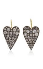 Moda Operandi Sylva & Cie 18k Yellow Gold, Oxidized Silver And Diamond Earrings