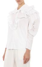 Moda Operandi Philosophy Di Lorenzo Serafini Ruffled Poplin Blouse
