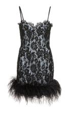 Dundas Reflective Lace Mini Dress