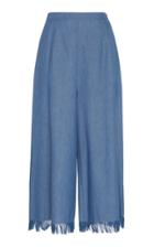 Andrew Gn Fringed Wide Leg Culottes