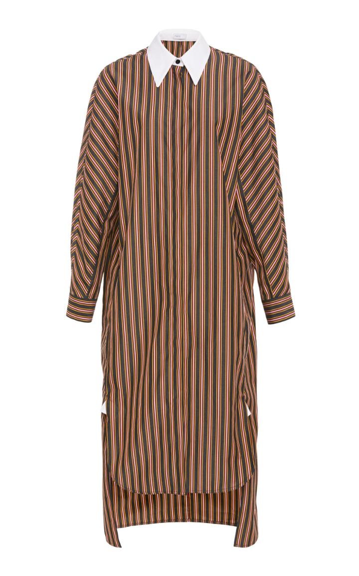 Rosetta Getty Gusset Panel Cotton Shirt Dress