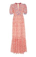 Alix Of Bohemia Laetitia Printed Cotton-chiffon Maxi Dress