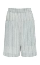 Jil Sander Striped Cotton-blend Bermuda Shorts