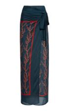 Moda Operandi Agua By Agua Bendita Lavanda Arrecie Silk Sarong
