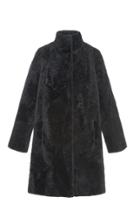 Moda Operandi Pologeorgis The Tarran Shearling Patchwork Coat