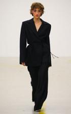 Matriel Triple Pleat Wide-leg Crepe Pants