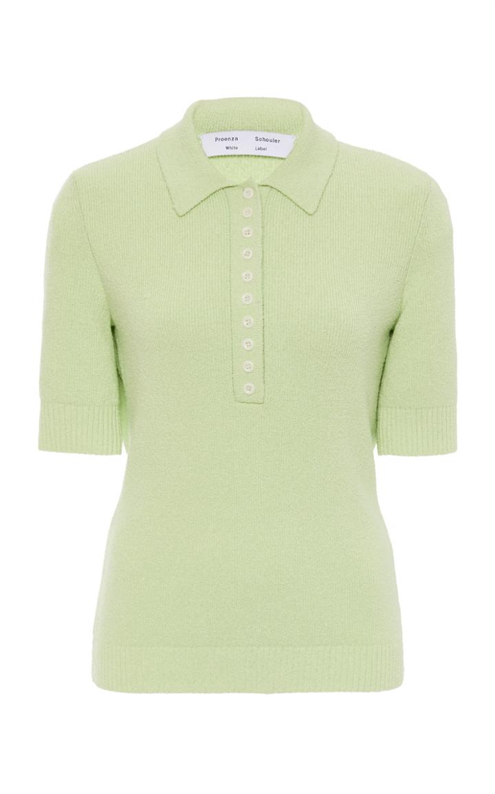 Moda Operandi Proenza Schouler Pswl Boucle Short Sleeve Polo Size: Xs