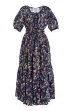 Evi Grintela Victoire Printed Cotton And Silk Maxi Dress
