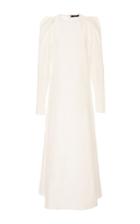 Derek Lam Linen Puff Shoulder Dress