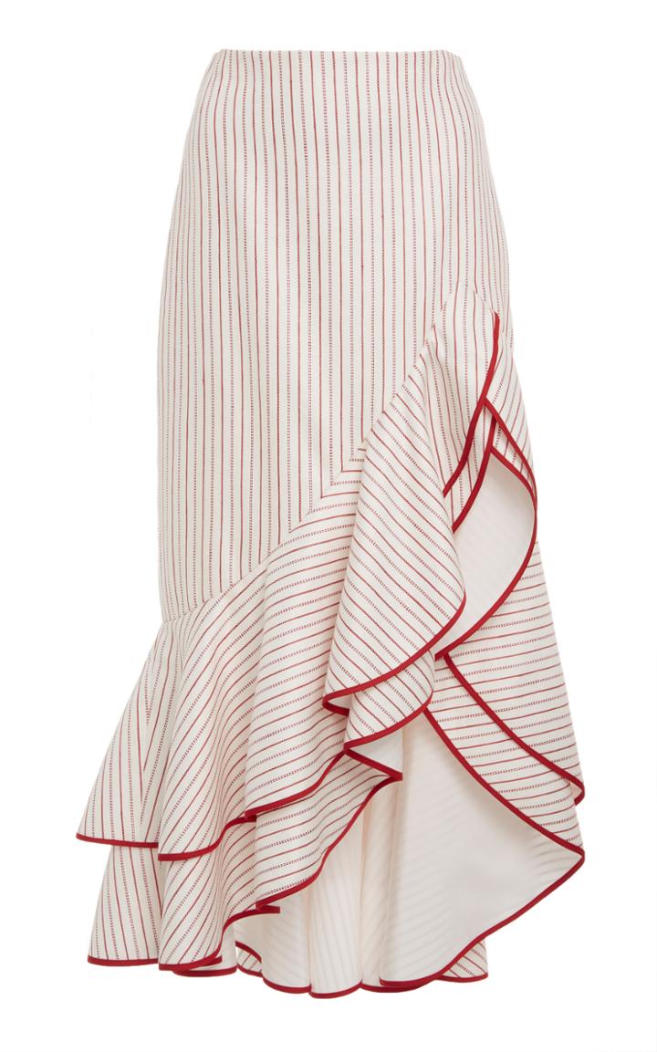 Alexis Garnet Ruffled Skirt