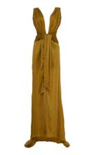 Zeynep Aray Crinkle Silk Gown