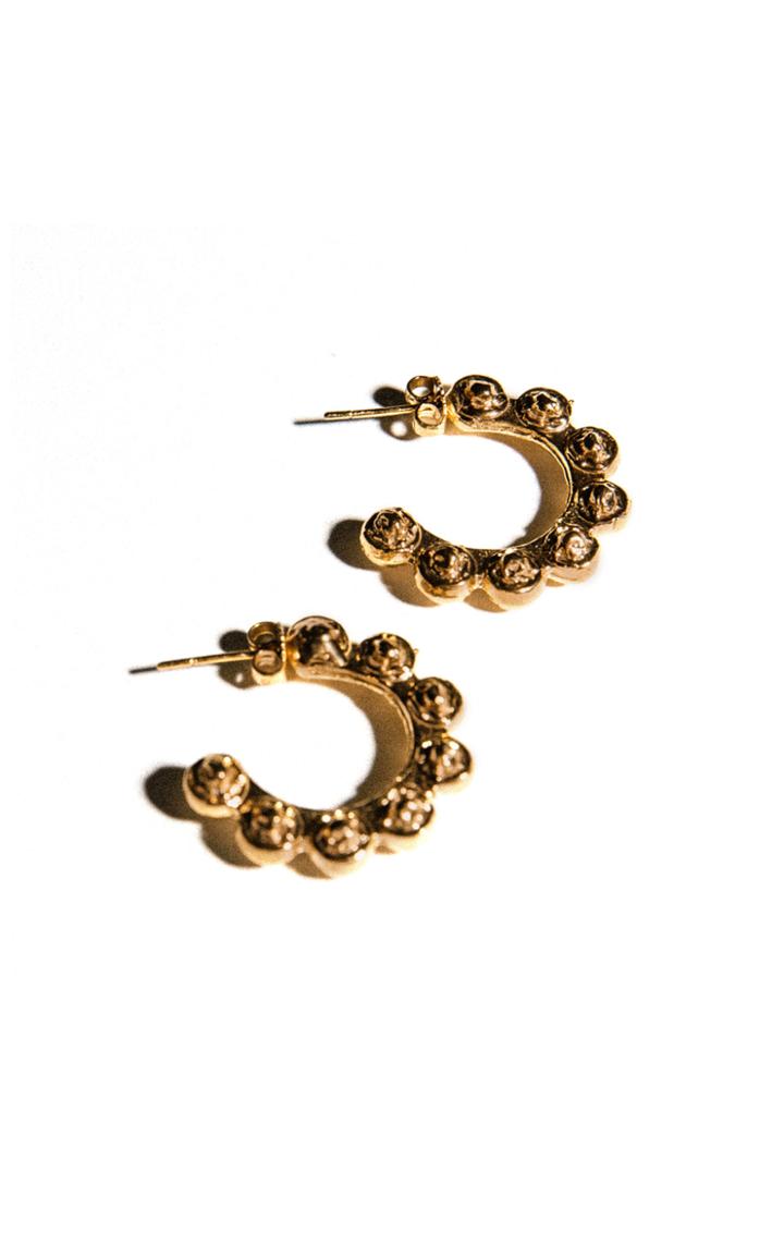 Moda Operandi Pamela Card Doni Tondo 24k Gold-plated Earrings