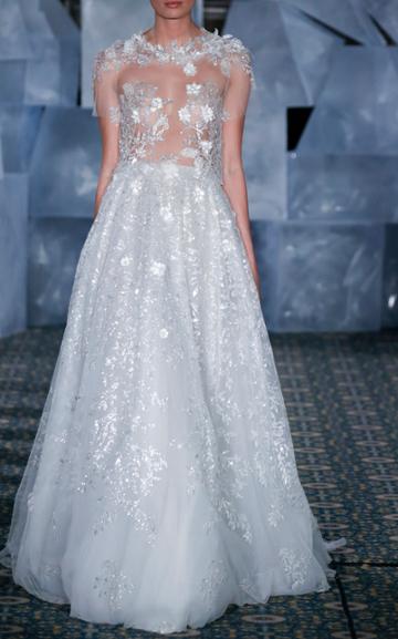 Mira Zwillinger Amely Embroidered Gown