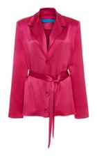 Jonathan Cohen Silk Blouse With Belt