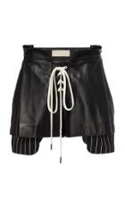 Monse Leather Boxing Shorts