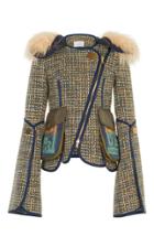 Peter Pilotto Bell Sleeve Shearling Jacket