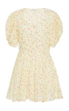 Loveshackfancy Cora Floral-print Cotton Mini Dress