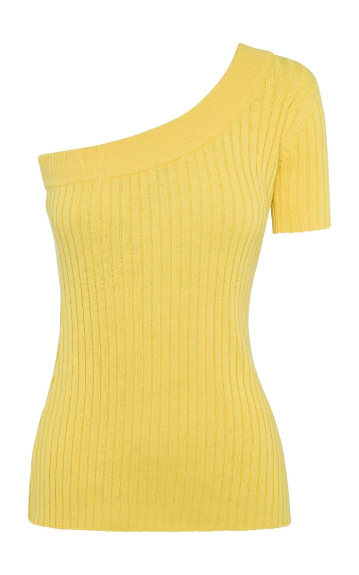 Anna Quan Kiki One Shoulder Knit Top