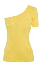 Anna Quan Kiki One Shoulder Knit Top