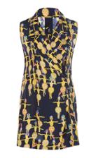 Leal Daccarett Florencia Printed Collar Vest