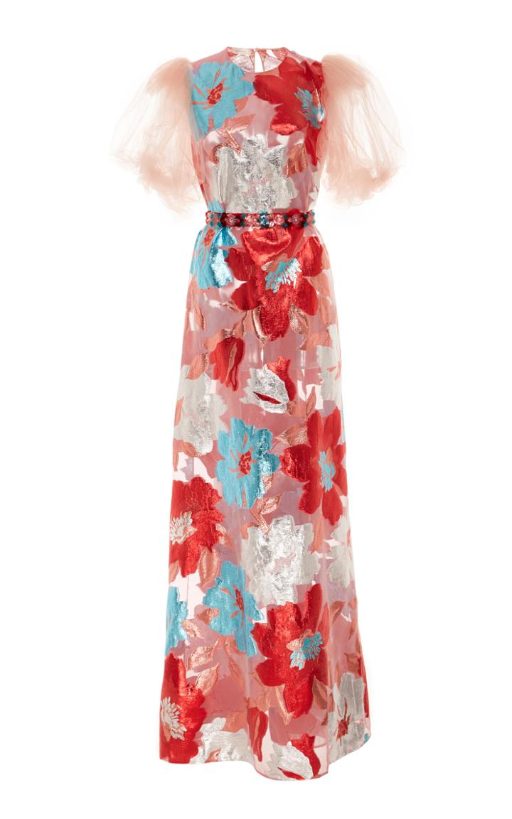 Delpozo Fil Coup Organza Gown