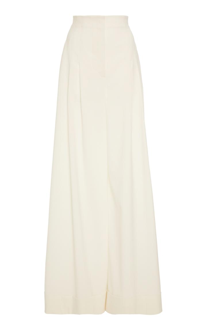 Alberta Ferretti Wide Leg Wool Trouser