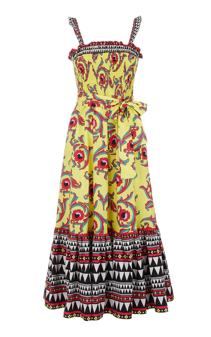 Moda Operandi La Doublej Smocked Cotton Dress