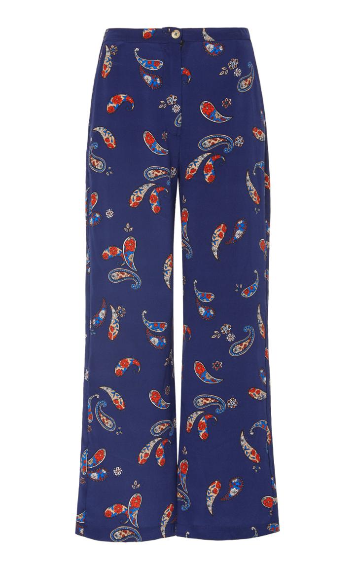 Ciao Lucia Pietro Printed Silk Pants