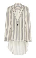 Moda Operandi Monse Asymmetric Striped Cotton-blend Blazer Size: 0