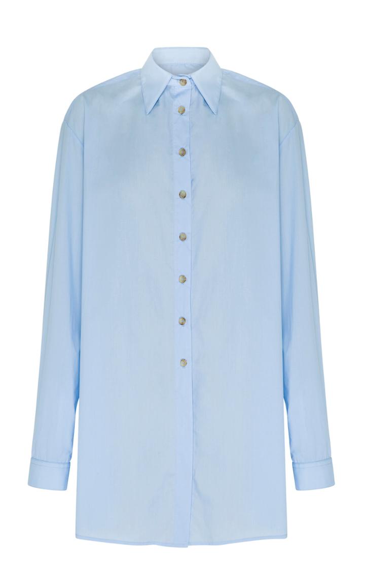 Anna Quan Alfie Cotton-blend Poplin Shirt
