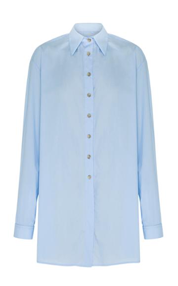 Anna Quan Alfie Cotton-blend Poplin Shirt