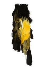 Moda Operandi Caroline Hu Unfinished Painting Silk Skirt