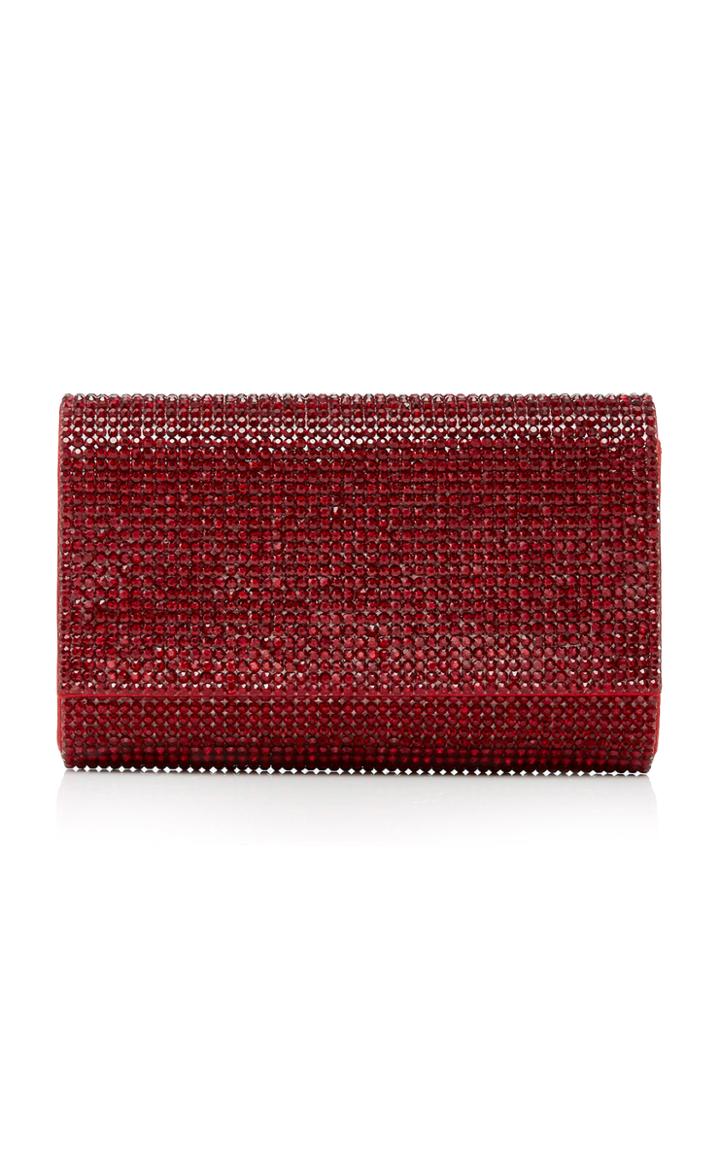 Judith Leiber Couture Fizzy Crystal-embellished Clutch