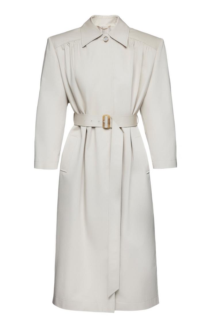 Moda Operandi Magda Butrym Belted Cotton Trench Coat