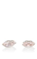 Marie-hlne De Taillac Rose Quartz Lip Cufflinks And Studs