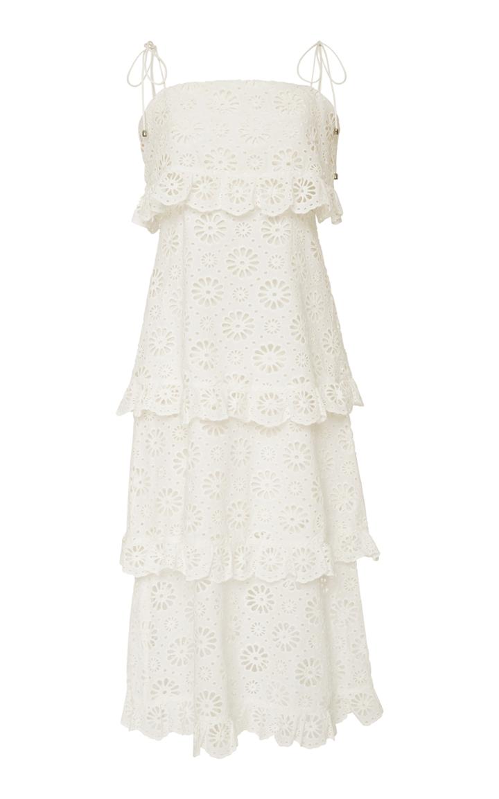 Zimmermann Lumino Daisy Crocheted Lace Dress