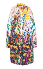 Moda Operandi Marni Floral-print Cotton Shirt Dress Size: 36