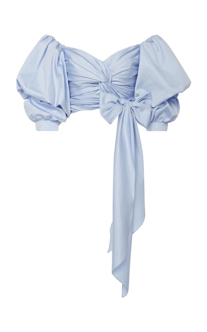 Johanna Ortiz M'o Exclusive Steal My Sunshine Cotton Cropped Top