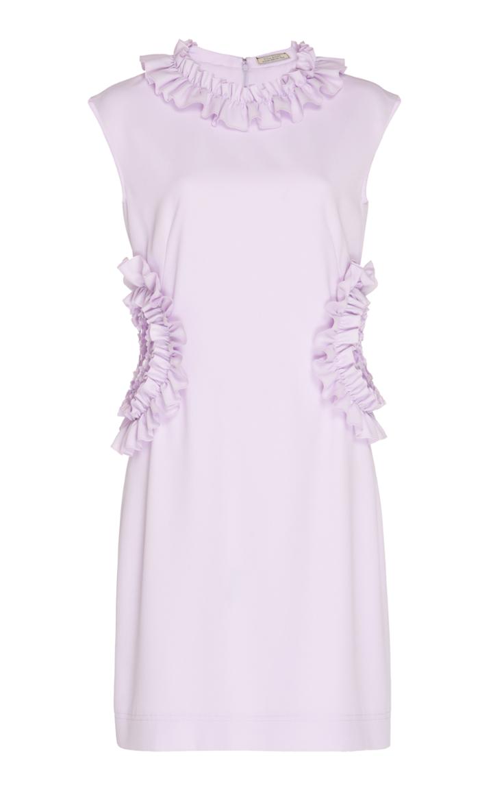 Nina Ricci Sequin Embroidered Cutout Mini Dress