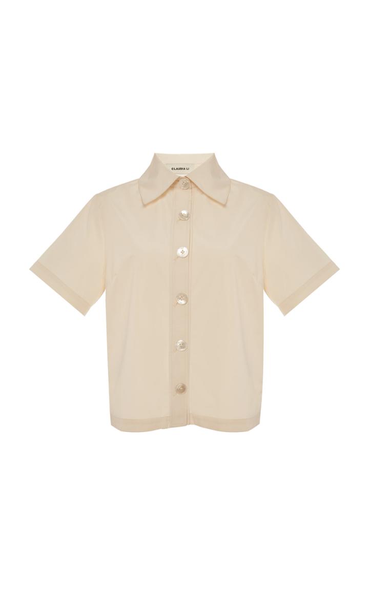 Claudia Li Button-down Structured Shirt