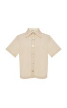 Claudia Li Button-down Structured Shirt