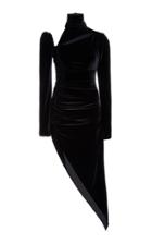 Moda Operandi Laquan Smith Asymmetrical Cut-out Dress
