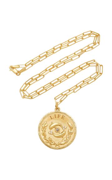 Noush Jewelry Shiva 14k Gold And Diamond Necklace