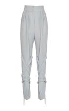 Moda Operandi Matriel Wool Strappy High-waist Pants