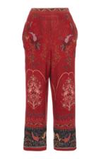 Moda Operandi Etro Printed High-rise Wool-cashmere Pants