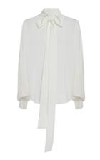 Emilia Wickstead Brunhilda Pussybow Chiffon Top
